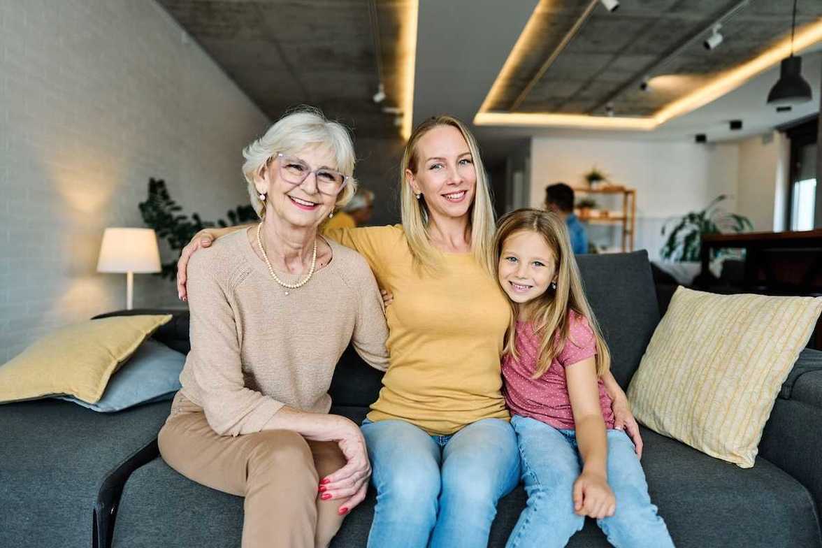 three generations in one frame